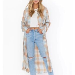 SHOW ME YOUR MUMU LEO BUTTON DOWN TUNIC